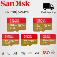 SanDisk SD Card Extreme 512GB Micro SD Card 1TB 256GB 128GB 64GB 32GB 16GB Memory Card A2 U3 V30