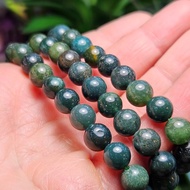 1 Pc Moss Agate Bracelet Crystal Bracelet - Moss Agate - Moss Agate Stone - Polished Moss Agate - Mo