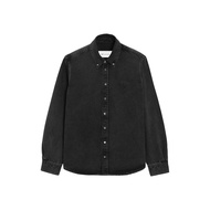 AMI PARIS Denim Cotton Ami De Coeur Shirt Used Grey (SS26)