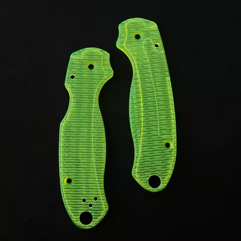 3 Types Transparent Acrylic Knife Handle Scales For Spyderco C223 Paramilitary3 Para3 Knives Grip Ma