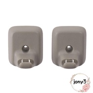 JONY 2pcs Sun Visor Holder Retainer Clip, AL3Z-1504132-AB Camel Tan Retainer Clip, Car Accessories P