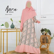 SARAH LABEL DRESS AURA I Gamis dealovasatin drawstring waistTALI
