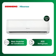 Hisense 1.0HP 1.5HP R32 Standard Air Conditioner (CBG) AN09CBG AN12CBG Non Inverter Penghawa Dingin