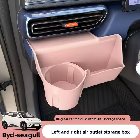 For BYD Seagull Air Vent Storage Box Dashboard Side Cup Holder Organizer Center Console Tray for 202
