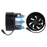 1PC Powerful Duct Fan 12V Ventilation Exhaust Fan 100mm-110mm Pipe Exhaust Fan For Home Outdoor Indu