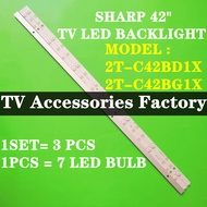 2T-C42BD1X 2T-C42BG1X SHARP 42" TV LED BACKLIGHT (LAMP TV) SHARP 42 INCH LED TV BACKLIGHT 2TC42BD1X 
