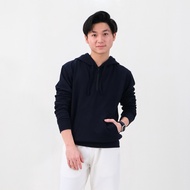 SANVANINA Kai Zip Hoodie Jacket | Outer Jacket Pria Knit | Hoodie Half Zip Jaket Sweater Panjang