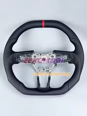 Customized Leather Steering Wheel for Mazda3 Mazda6 Cx4 Cx5 Cx30 Cx50 Mx5 Mx30 Axela 2020-2025