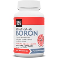 Vibrant Health - Super Natural Boron 60 Vegetarian Capsules Support for Healthy Joints, Hormone Leve