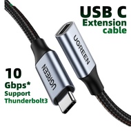 UGREEN 1 meter USB C Extension Cable USB Type C 3.1 Gen 2 Male to Female Fast Charging &amp; Audio Data Transfer Cable for MacBook Pro iPad