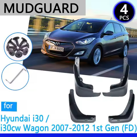 Mudguards fit for Hyundai i30 i30cw Wagon 2007~2012 FD 2008 2009 2010 2011 Car Accessories Mudflap F