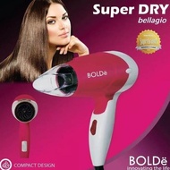 Hair Dryer Hairdryer Alat Pengering Rambut Lipat BOLDE Bellagio Ori