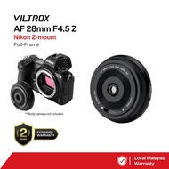 VILTROX 28mm F4.5 Z Auto Focus Full-Frame Lens For Nikon Z-Mount Cameras