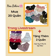 Q27 Set of 20 soft, seductive, multicolored princess lace pants