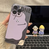 UNGU Cute Purple Hair Ball Casing hp Redmi 15C 13x 14 4G 5G Pro Plus A5 14C 13C 13 9A 9C 9T Note 8 9