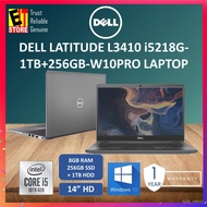 tomT DELL LATITUDE L3410 i5218G-1TB+256GB-W10PRO LAPTOP (I5-10210U/8GB/1TB+256GB SSD/W10PRO/14" HD/1
