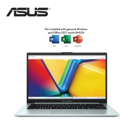 Asus VivoBook Go 14 E1404F-AEB872WS 14'' FHD Laptop Green Gray ( Ryzen 3 7320U, 8GB, 512GB SSD, ATI,