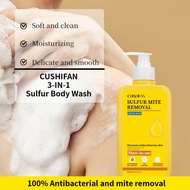 【100% Authentic】CUISHIFAN 300ML Sulfur Body Wash Ance & Eczema Care,pH-balanced For Sensitive Skin