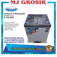 FRIGIGATE F 120 SDF CHEST FREEZER BOX 100 L LEMARI PEMBEKU 100 LITER
