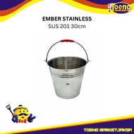 Stainless Steel Bucket Sus 201 - Stainless Steel Water Bucket 201 30cm ZC