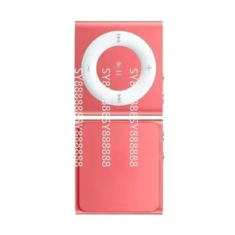 99% New Pink‑Coral Retro Mini Clip MP3 Player Compatible With iPod Shuffle 4 Mid 2015 Version