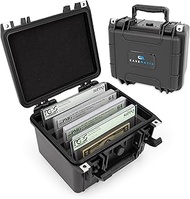 CASEMATIX IPX7 Waterproof Collectible Currency Graded Banknote Case Compatible with PCGS and PMG Mon
