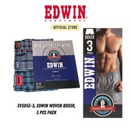 EV3053-3 Edwin Seluar Dalam Boxer Lelaki Kualiti Premium (3 Helai) EDWIN UNDERWEAR MALAYSIA