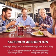 CoQ10 Supplement 300mg, Supports Energy,immune and heart Health, Antioxidant