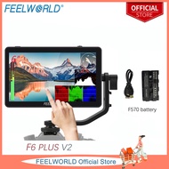 FEELWORLD F6 PLUS V2 6นิ้ว3D LUT Touch Screen DSLR กล้อง IPS FHD1920x1080สนับสนุนอินพุต HDMI 4K เอาต