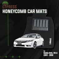 Honda Civic (2012 - 2016) 9th Gen, FB1-6 Honeycomb Car Mats