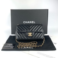 Chanel Mini20 山形紋黑金