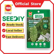 TRIO SEEDIY Bitter Gourd Mini 迷你苦瓜 Peria Mini Katak 303 F1 veggie seeds