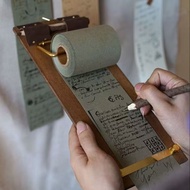 Xiaohongshu Retro Kraft Paper Roll Memo Pad Notebook, Tearable No-Stick Blank Journal Note Pad for W