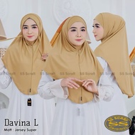 DAVINA L INSTANT HIJAB | INSTANT BERGO JERSEY DAVINA L | BERGO DIRECTTALI