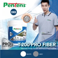 20KG Pentens T200 PRO FIBER / PENTENS T-200 Resistant Elastomeric Waterproofing Coating ( NIPPON FLE