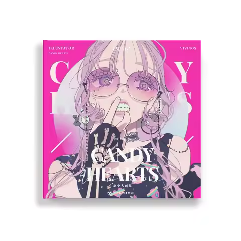 Candy Hearts VIVINOS Personal Illustration Collection Cute Girl Kawaii Artbook Manga Comic Popular K