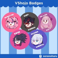 VShojo VTubers Pin Badges