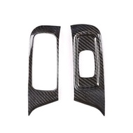 Black Real Dry Carbon Fiber Window Lift Panel Cover Button Coverage Paste Suitable For 12-19 911 991