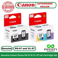 ตลับหมึกแท้ Canon Pixma PG-47 และ CL-57 (ชุด)