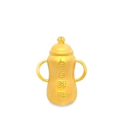 Top Cash Jewellery 999 Pure Golden Baby Bottle Display Piece