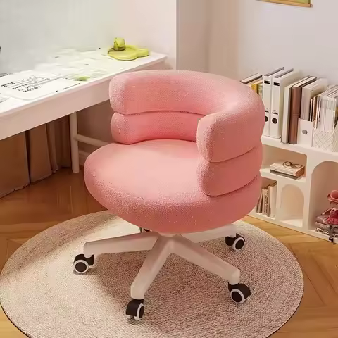 Light luxury nail salon customer chair new makeup chair home dresser stool backrest girl bedroom cha