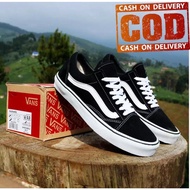 HITAM PUTIH Vans_old skool School Shoes Black And White Shoes Sneakers