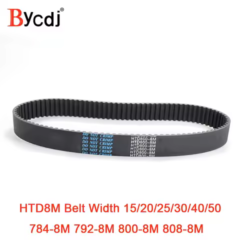 HTD 8M synchronous Timing belt C=880/888/896/904 width 15/20/25/30/40/50mm Teeth 110 111 112 113 HTD