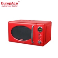 EuropAce Digital Retro 20L Microwave with Grill EMW 3202T