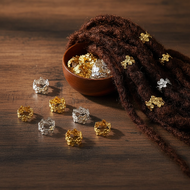 30 Pieces Hip Hop Hair Cuffs Dreadlock Rings for Kids Hair Decoration