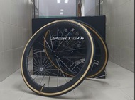 包安裝,全新2024 SUPERTEAM EVO Ceramic Carbon 碟煞水波紋碳纖維公路車輪組