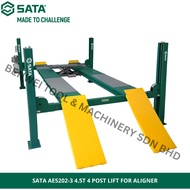 (D5) SATA AE5202-3 4.5T 4 POST LIFT FOR ALIGNER / ALIGNMENT JACK / SCISSOR JACK / POST LIFT / HOIST 