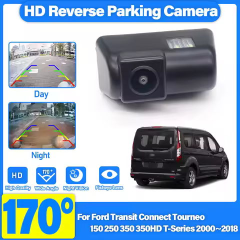 HD 1080P FishEye Vehicle Rear View Camera For Ford Transit Connect Tourneo 150 250 350 350HD T-Serie
