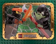 Lego Cole vs. Bone Knight metal box Ninjago Minifigure Set 112326 / 71785 / 71786 [10-1]