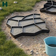 [Homyl] Concrete Molds Garden Pavement Form for DIY Path Stepping Stone Plastic Mould Paving Slab Sh